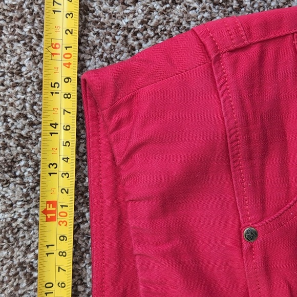 Diane Gilman DG2 Boot Cut Pants stretchy Size Medium Red - Picture 3 of 11